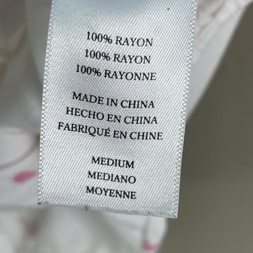 Rails Womens Medium Val Scribble Heart White Butt… - image 6